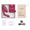 Womanizer Duo 2 + Лубрикант 50 мл - Вибратор с вакуумным стимулятором, 20.3х3.5 см (бордовый)