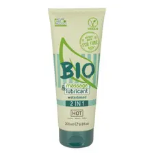 Лубрикант і масажний гель Hot Bio 2 in 1 massage, 200 мл