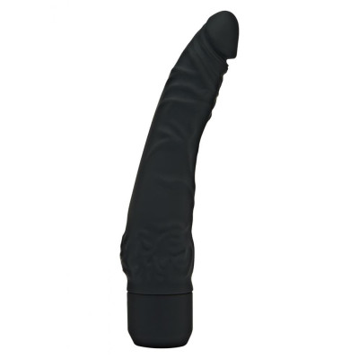 Get Real Classic Slim - Силиконовый вибратор, 21x4 см, (черный)