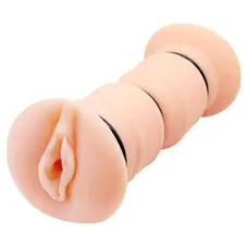 LyBaile Crazy Bull Emma Double Vagina - Мастурбатор с вибрацией (телесный)