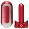 Tenga Flip Zero Red + Flip Warming Set мастурбатор з підігрівом, 18х7 см (червоний)