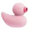Cute Vibe Ducky - Вакуумный вибратор для клитора, 9.8х1.2 см (розовый)