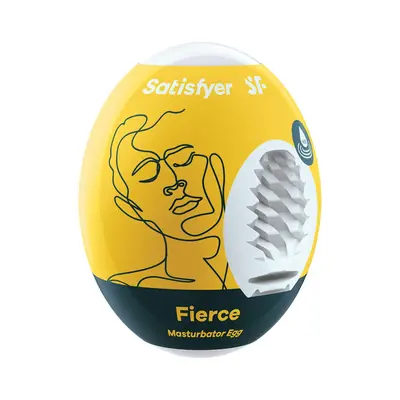 Satisfyer Masturbator Egg Single Fierce мастурбатор яйце, 7х5.5 см (жовтий)