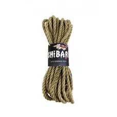 Feral Feelings Shibari Rope, 8 м - Джутова мотузка для Шибарі (сіра)