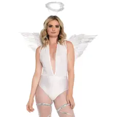 Leg Avenue-Angel Accessory Kit White - Чёрные крылья ангела