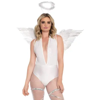 Leg Avenue-Angel Accessory Kit White - Чорні крила ангела