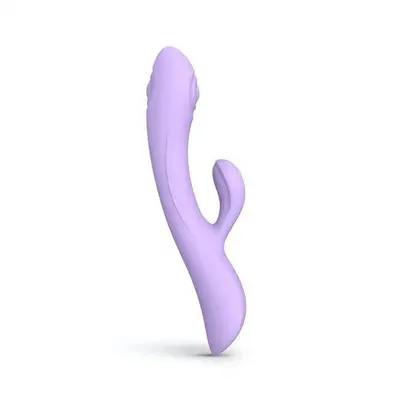 Love To Love Bunny & Clyde viva-mauve - Вібратор-кролик, 12х3.3 см (бузковий)