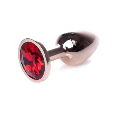 Анальная пробка Jewellery Red Gold Plug - размер S