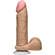 Doc Johnson The Realistic Cock 8 inch White - фаллоимитатор, 20.5х5.1 см (телесный)