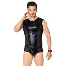 SoftLine Shirt and Shorts 4605 - Комплект чоловічої білизни, M/L (чорний)