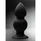 Tom of Finland Weighted Silicone Anal Plug - Большая фигурная анальная пробка, 12,7х5,7 см (чёрный)