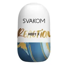 Svakom Hedy X Masturbator Reaction Реакция - мастурбатор-яйцо, 9х5 см (синий)