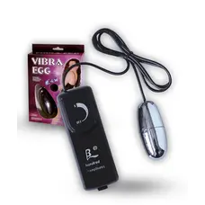 Baile Vibra Egg Silver - Виброяйцо, 5,8 см (серебристый)