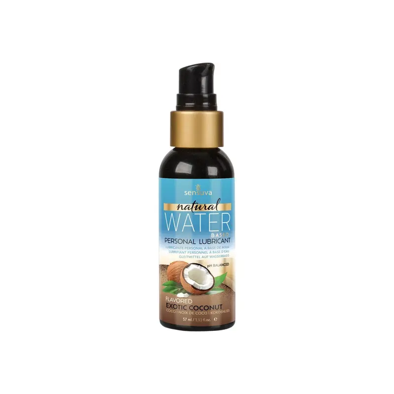 Sensuva Natural Water-Based Exotic Coconut - Змазка на водній основі, 57 мл (кокос)