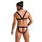 Passion - 043 SET JACOB black - Сексуальний чоловічий комплект з кільцями, L/XL