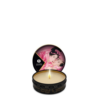 Shunga Candle Rose Petals - Массажная свеча с ароматом роз, 30 мл