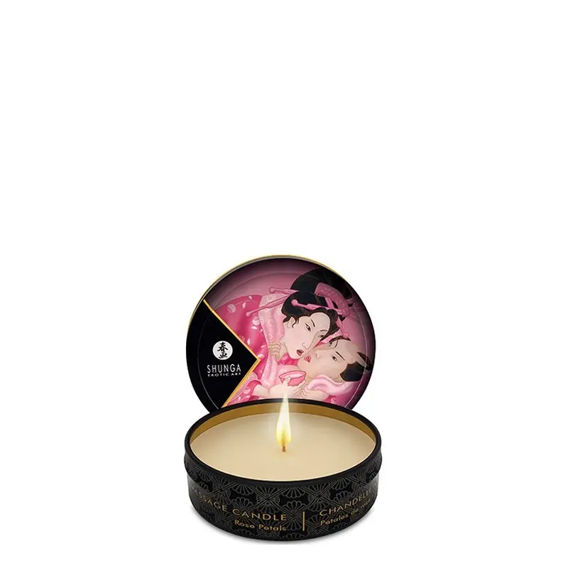 Shunga Candle Rose Petals - Массажная свеча с ароматом роз, 30 мл Shunga Candle Rose Petals - Массажная свеча с ароматом роз, 30 мл