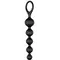 Satisfyer Love Beads Silicone - анальные цепочки, 20.5х3.4 см (черный)
