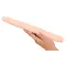 Double Dong Flesh - Двухсторонний фаллоимитатор, 30,5 см (телесный)