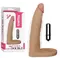 The Ultra Soft Double Vibrating 7 " - Анальная насадка с вибрацией, 17.8 см (телесный)