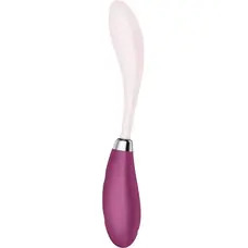 Satisfyer G-Spot Flex 3 - Вибратор для точки G, 19.5х3.3 см (красный)
