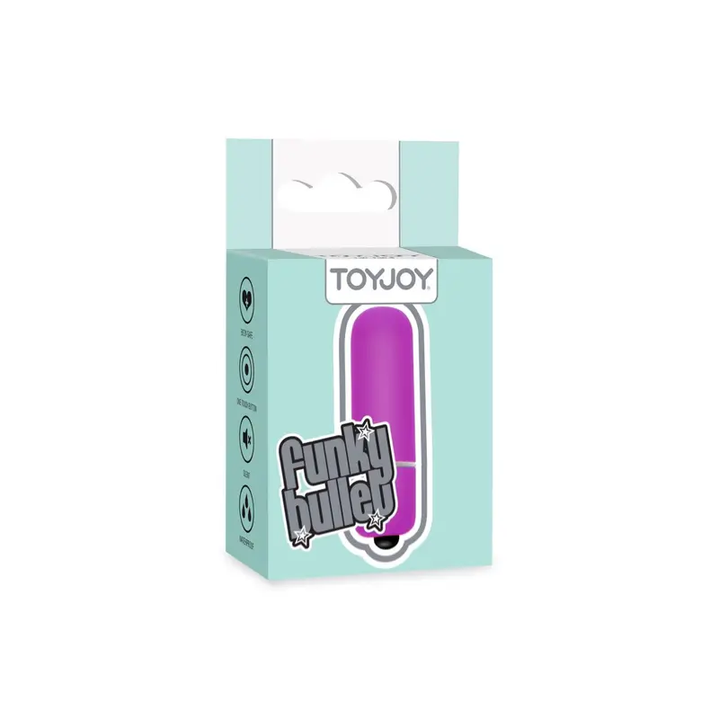 Toy Joy Funky Bullet - Мини вибратор, 5х1.5 см (фиолетовый) Toy Joy Funky Bullet - Мини вибратор, 5х1.5 см (фиолетовый)