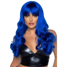 Leg Avenue-Misfit Long Wavy Wig Blue - Перука, яскраво-синій
