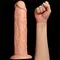 LoveToy - Realistic Long Dildo Flesh 11 - Фаллоимитатор на присоске, 28х6 см