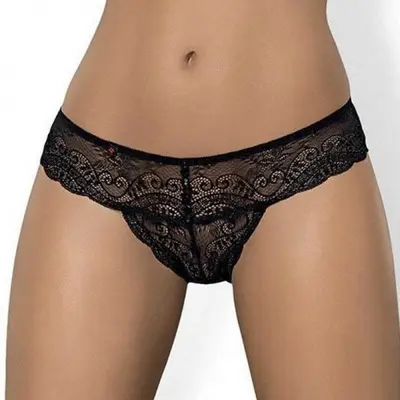 Obsessive Miamor - стрінги, L/XL (чорний)