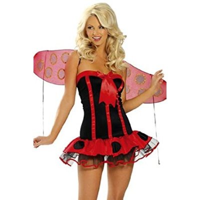 Roma costume - Lady Bug - Костюм Божьей коровки, M/L (черный с красным)