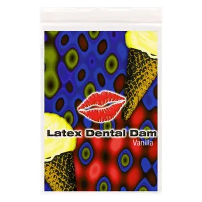 Салфетка для орального секса Trustex Vanilla Latex Dental Dams со вкусом ванили, 1 шт