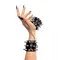 Art of Sex - Rose Spiked Leather Handcuffs - Наручники с шипами, натуральная кожа