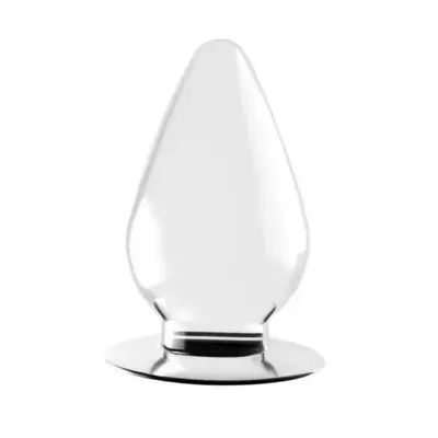 LoveToy 4.5'' Flawless Clear Anal Plug Clear - Анальна пробка з присоскою, 11.5х6 см (прозорий)