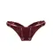Шкіряні трусики для вібратора Liebe Seele Wine Red Forced Orgasm Strop