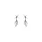 Feral Feelings - Nipple clamps Tassels - Зажимы для сосков с кисточками (белый)