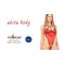 Akita Body - Passion Exclusive - Боді з високим вирізом стегна, L/XL (червоний)