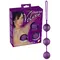 Velvet Balls Triple - Вагинальные шарики, 3,5 см (фиолетовый)