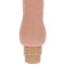 Get Real Dual Density Smooth Vibrator - Реалистичный вибратор, 22.5х4.3 см (телесный)