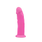 SilexD Robby Pink Glow in the dark - Фаллоимитатор двухслойный, 15.5х3.5 см