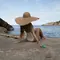 Cala Azul - Кільце ерекційне на пеніс з вібрацією, 14,7 см (блакитний)