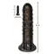 Rebel Dick & Ball Sleeve - Насадка на пеніс, 18 см (чорний)