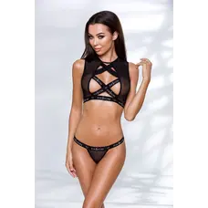 Passion Exclusive Debra Set - Комплект білизни, S/M (чорний)