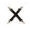 Хрестовина для фіксації Liebe Seele Boudoir Amor Pink Hogtie Black