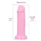 Фалоімітатор з ароматом жуйки- Toyz4lovers Delicious Dildo Bubble Gum, 25 см