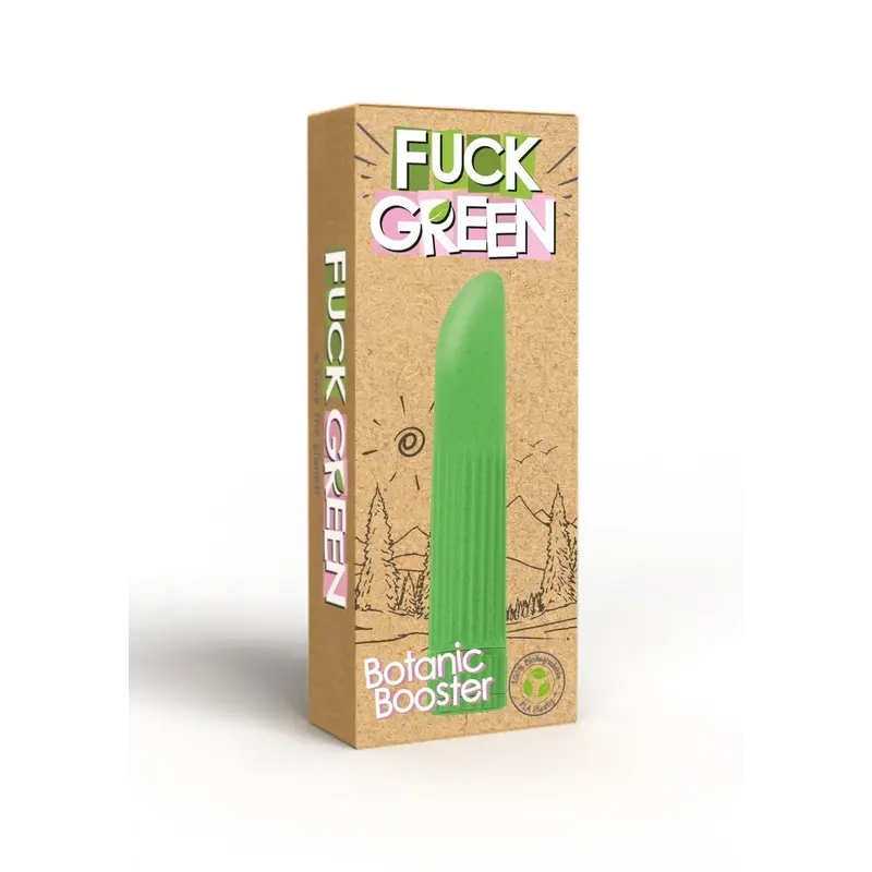 Fuck Green Botanic Booster - Вибростимулятор, 13 см (зеленый) Fuck Green Botanic Booster - Вибростимулятор, 13 см (зеленый)