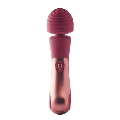 Dream Toys Dinky Curved Wand Jacky O - Вібратор мікрофон, 23 см (бордовий)