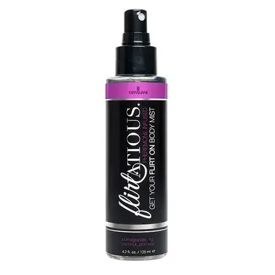 Sensuva Flirtatious Pomegranate, Fig, Coconut & Plumeria - спрей-міст для тіла з феромонами, 125 мл