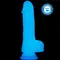 Фаллоимитатор светящийся в темноте Lumino Play Dildo 7.5"