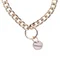 Taboom Statement Collar and leash - Ошейник с поводком, (розовое золото)
