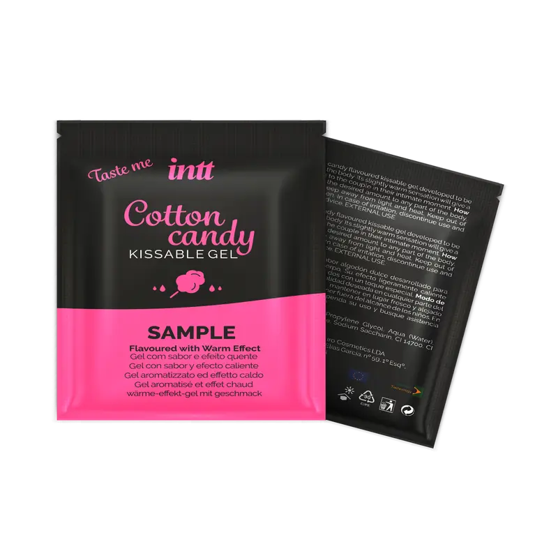 Массажный гель Intt, 2 мл (сладкая вата)